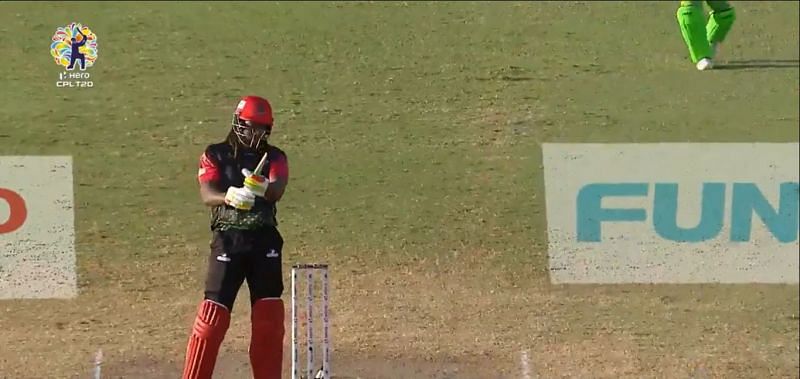 CPL 2021 Watch: Bowler Breaks Chris Gayle’s Bat With High-Speed Delivery On Semi Final Game