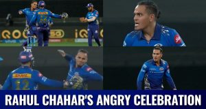 Rahul Chahar Angry