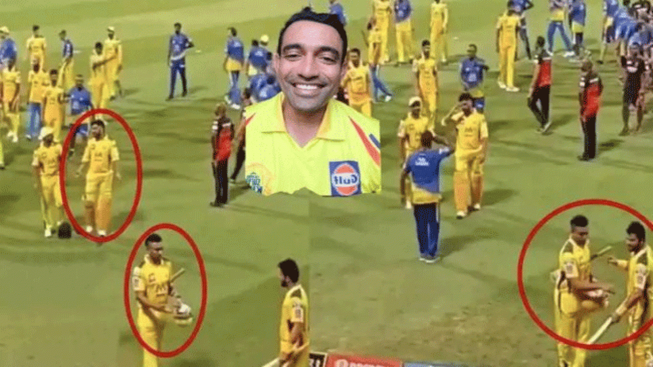 IPL 2021 Watch: Robin Uthappa Carries MS Dhoni’s Bat In Viral Video