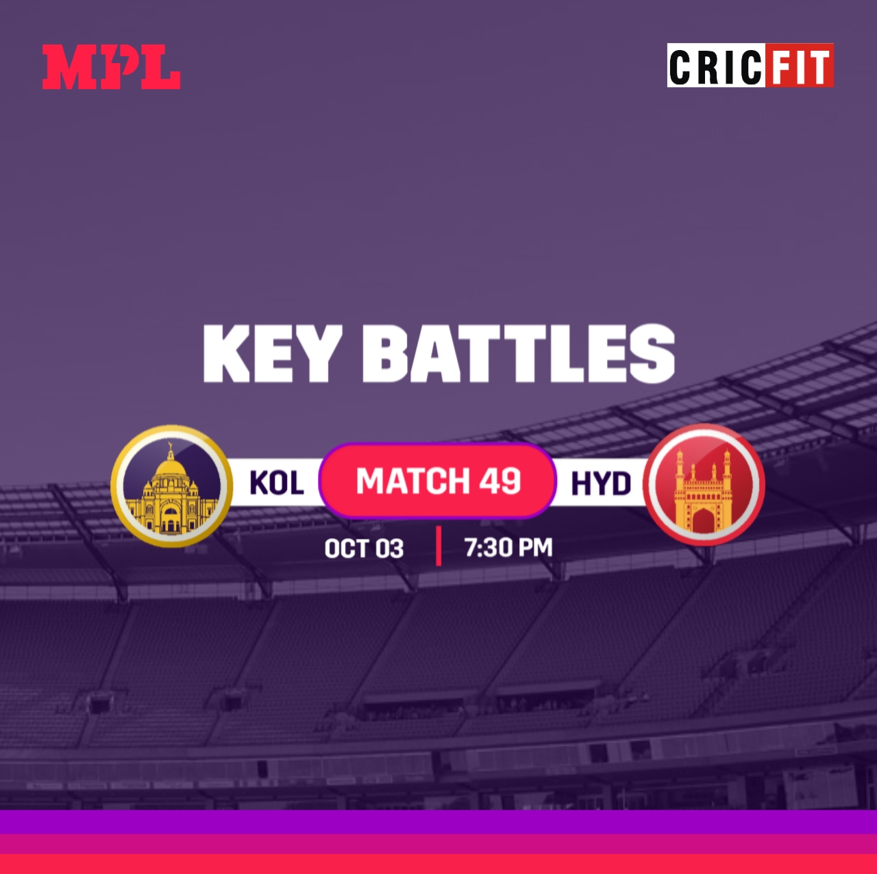 IPL 2021: Match 49 – KKR vs SRH – 3 Key Battles To Watch Out In MPL Fantasy Cricket
