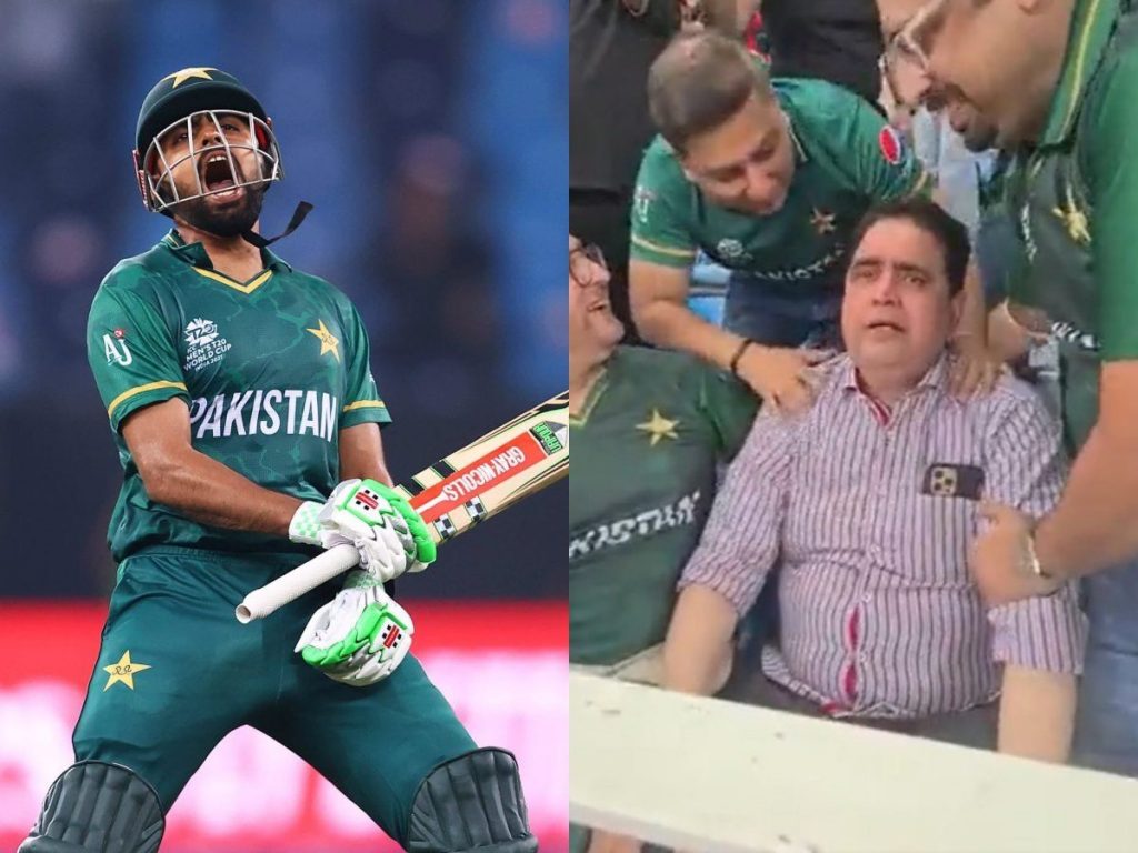 Babar Azam's father in tears