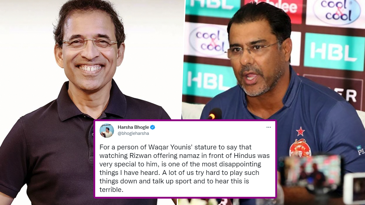 ICC T20 World Cup 2021: Harsha Bhogle Demands Waqar Younis’ Apology Over Religious Remark After Indo-Pak Game