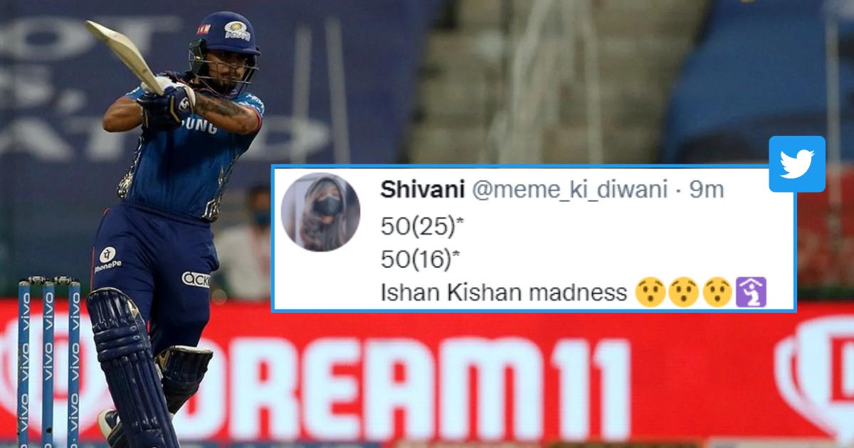 IPL 2021: “Madness” -Twitter Reacts As Ishan Kishan Races To Fifty vs Sunrisers Hyderabad