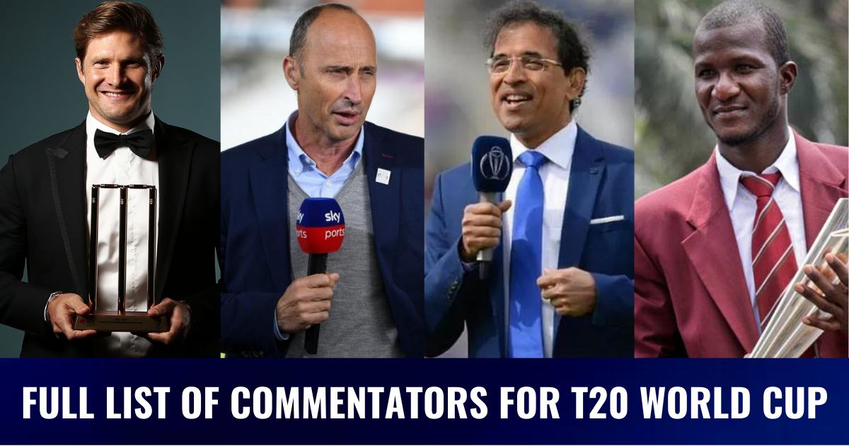 All the commentators at the ICC Men's T20 World Cup 2022 – The complete list
