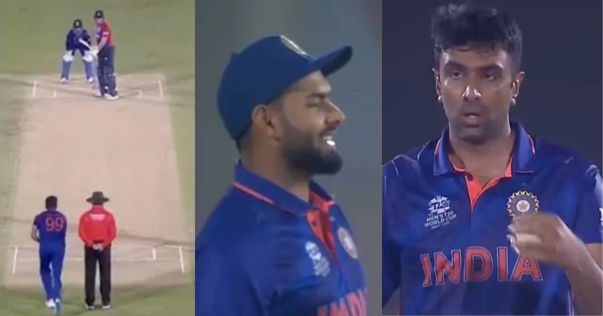 T20 World Cup 2021: Watch -“Yahi Mauka Hai, Yahi Dastoor Hai” – Rishabh Pant Hilariously Motivates Ravichandran Ashwin To Bowl Leg-Spin