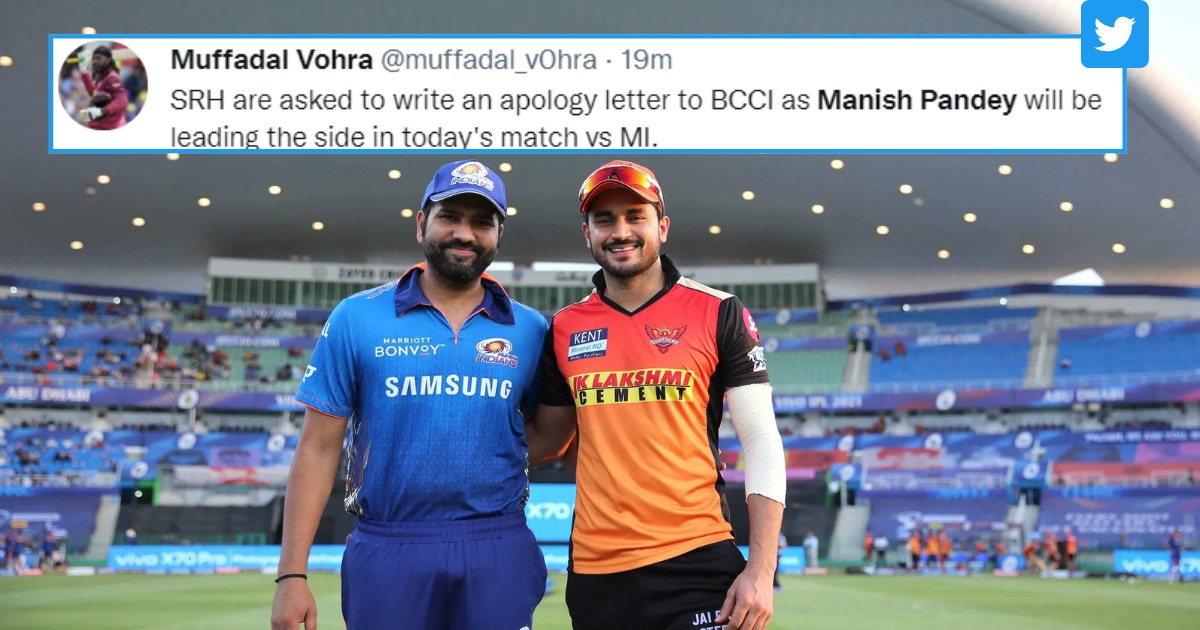 IPL 2021: Twitter Reacts As Manish Pandey Leads SRH Against Mumbai Indians