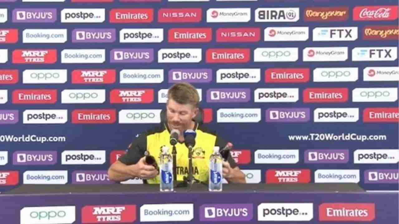ICC T20 World Cup: Watch-David Warner Does A Cristiano Ronaldo In A Post Match Press Conference