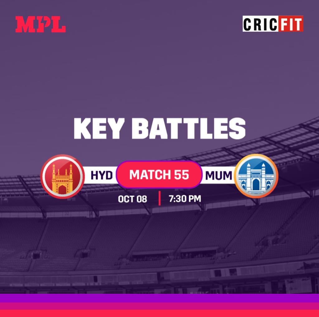 IPL 2021: Match 55–SRH vs MI– 3 Key Battles To Watch Out In MPL Fantasy Cricket