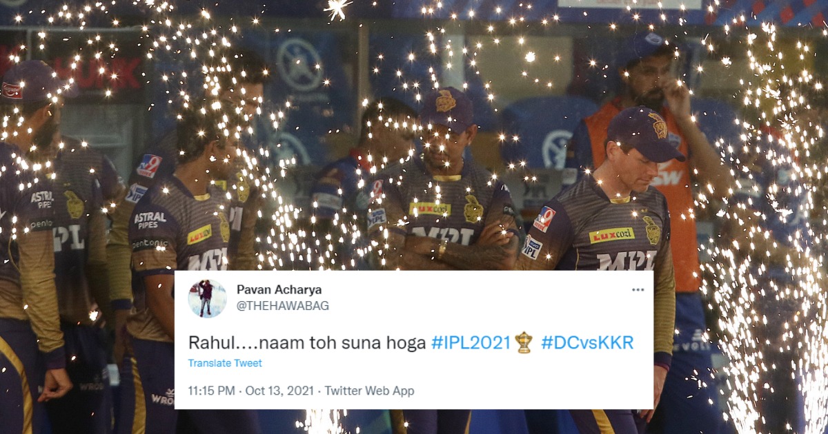 IPL 2021: “Stunning Climax”- IPL 2021: Twitter Reacts As KKR Make The Final, Set Up A Date With CSK