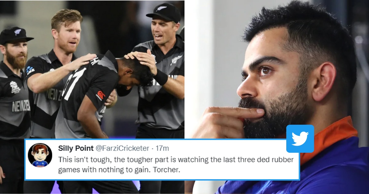 ICC T20 World Cup 2021: ” Another World Cup Campiagn Ends”- Twitter Reacts As New Zealand Thump India in Dubai