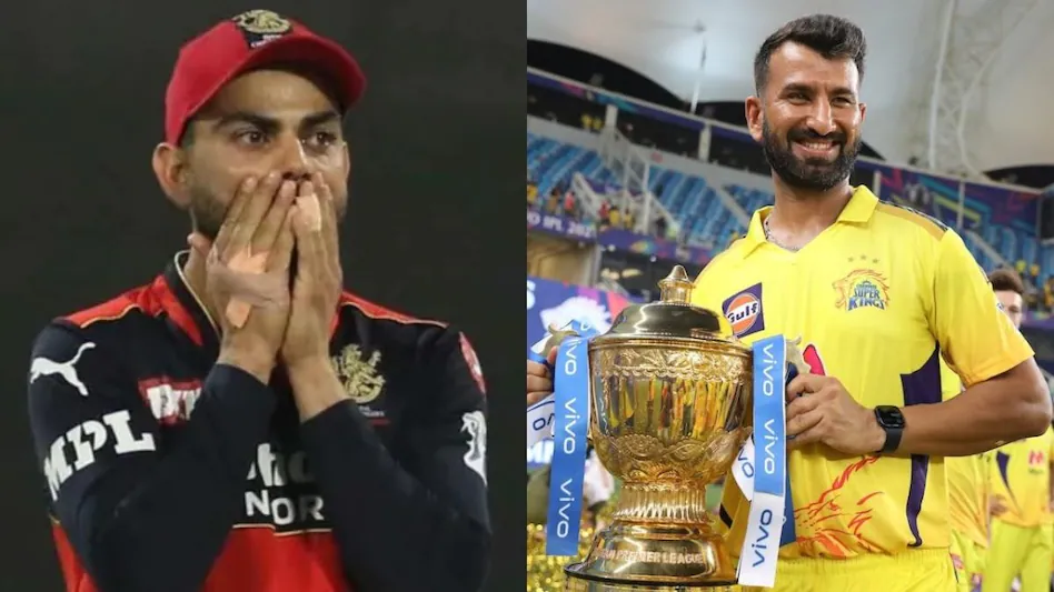 “Cheteshwar Pujara Has An IPL Trophy But Virat Kohli Doesn’t” – Twitter Roasts RCB Skipper After CSK Win Their 4th IPL Title