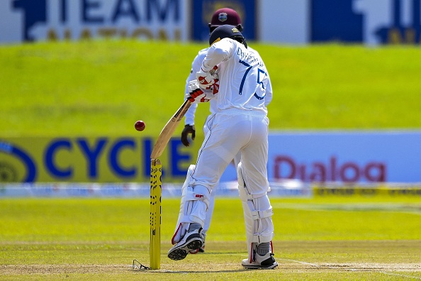 Watch: Dhananjaya De Silva’s Bizzare Dismissal Against West Indies In First Test At Galle