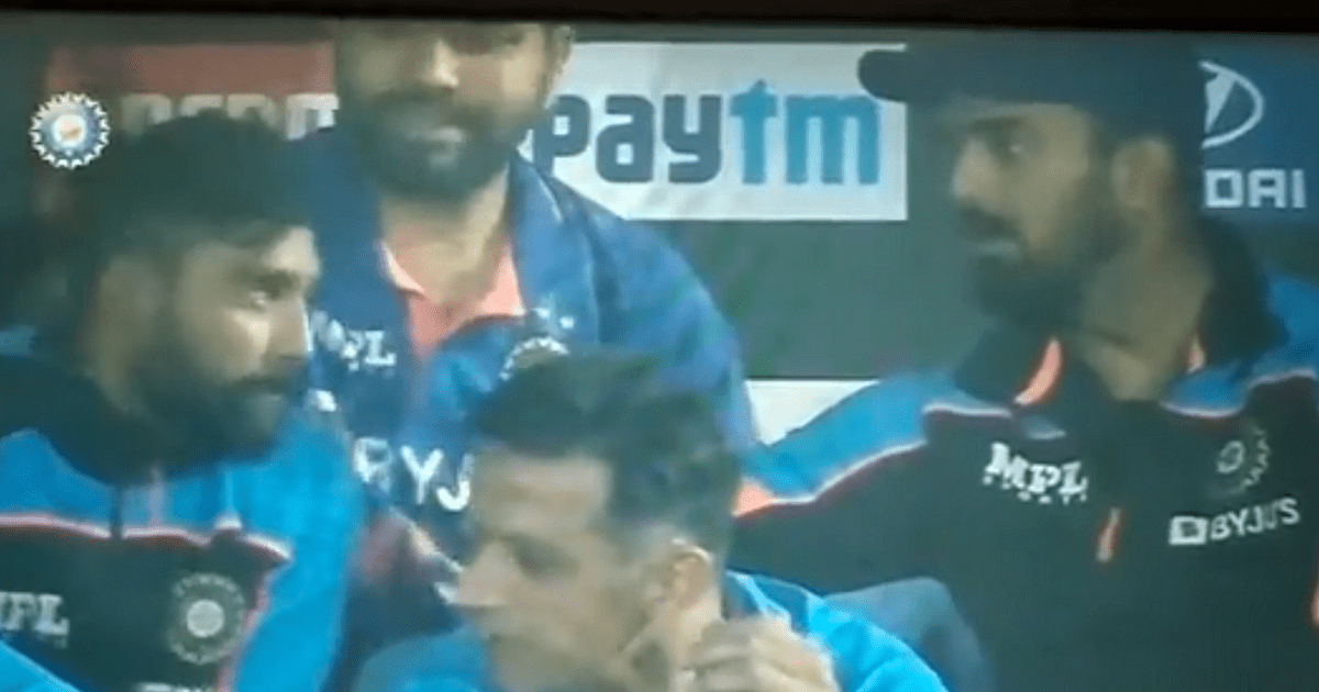 IND VS NZ 2021: Watch: Rohit Sharma Slaps Mohammed Siraj In The Dugout; Video Goes Viral
