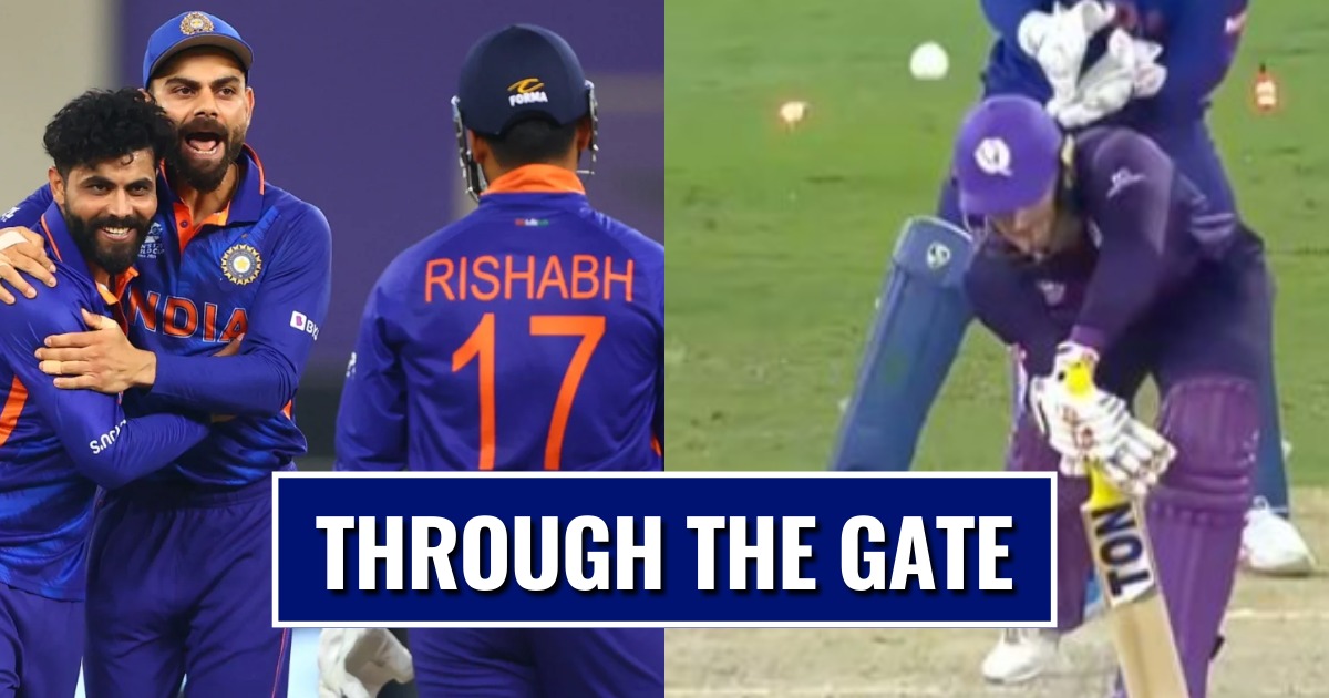 ICC T20 World Cup 2021: Watch: Ravindra Jadeja Goes Past  Richie Berrington’s Bat To Castle Him