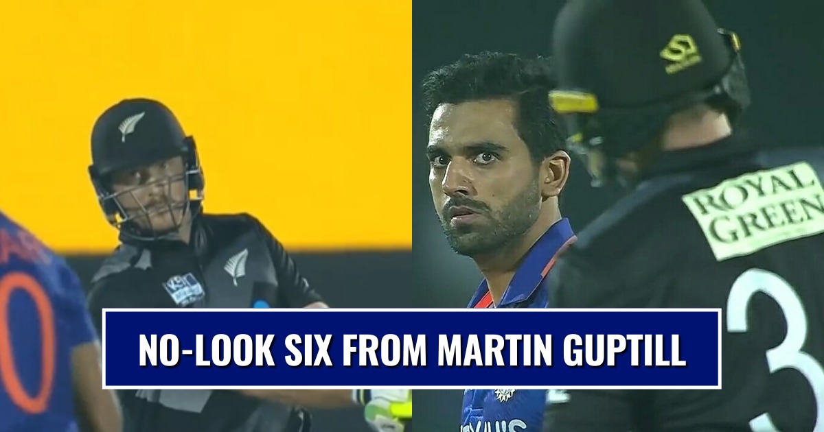 India vs New Zealand 2021: Watch: Deepak Chahar Gives A Hard Stare After Martin Guptill’s “No-Look Six”