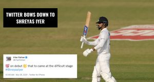 Shreyas Iyer maiden Test ton