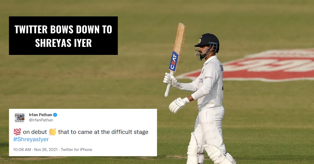 IND vs NZ 2021: “First Of Many”- Twitter Reacts As Shreyas Iyer Scores Hundred On Debut