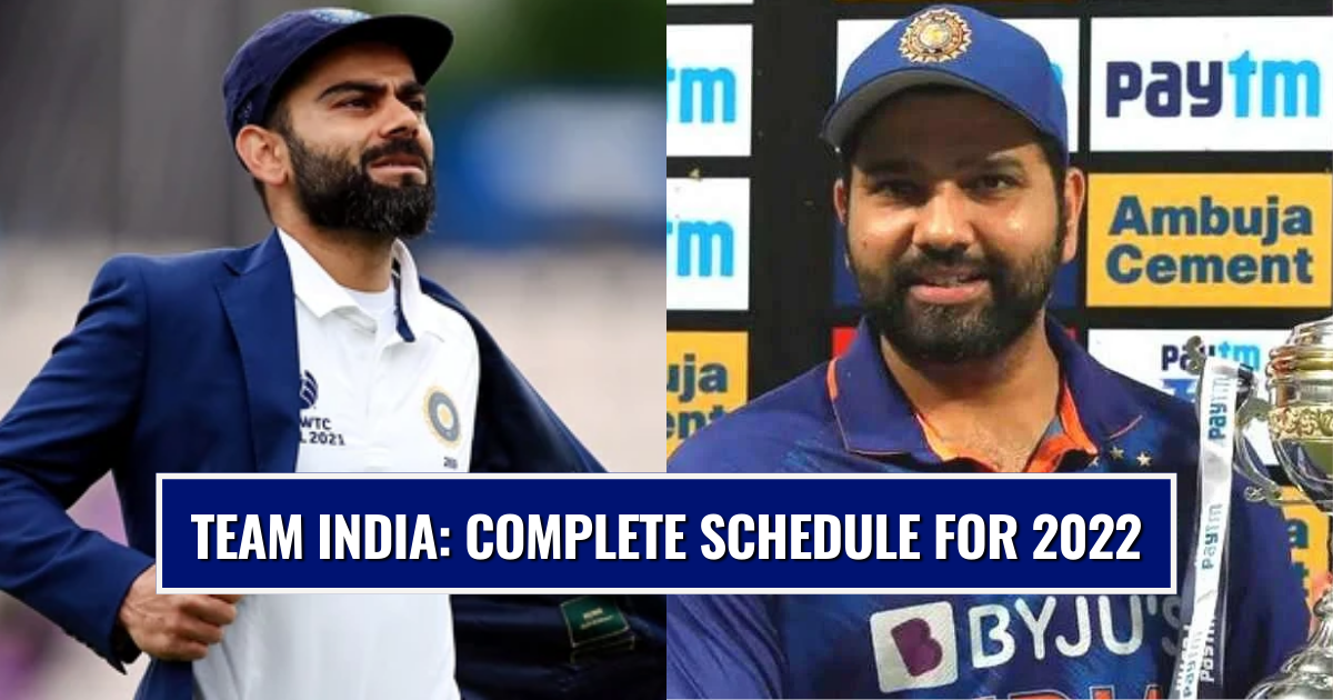 Team India's Schedule For 2022: T20 World Cup, Manchester Decider ...