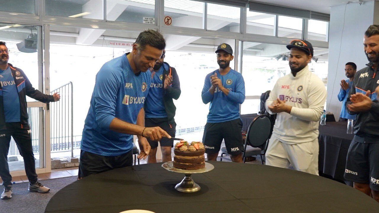 Team India Celebrates Rahul Dravid’s Birthday In Cape Town; See Pictures