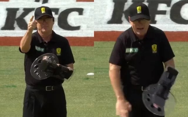 BBL 2021-22: Umpires Goofs Up With A Dismissal; Later Rectifies His Mistake
