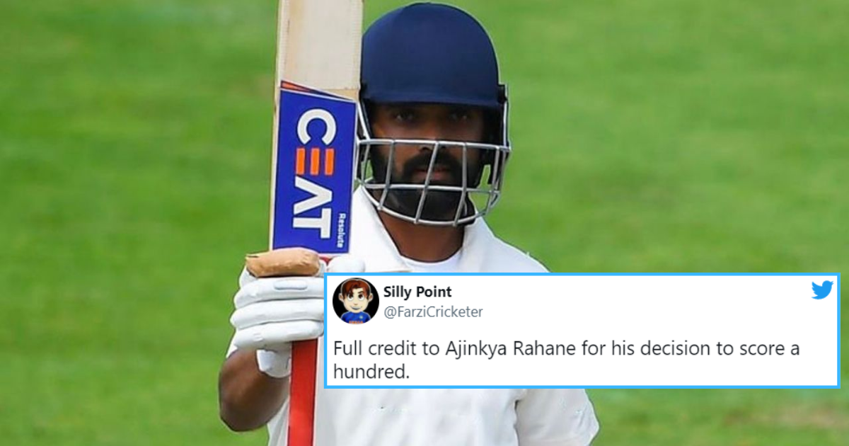 “Aate Hi Shuru”- Twitter Reacts As Ajinkya Rahane Scores A Century Against Saurashtra In Ranji Trophy
