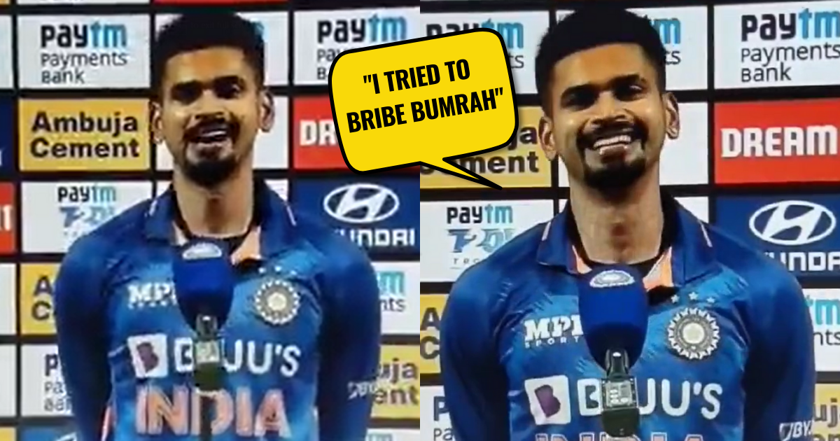 “Tried To Bribe Bumrah”- Shreyas Iyer Makes A Hilarious Confession After The First T20I vs Sri Lanka