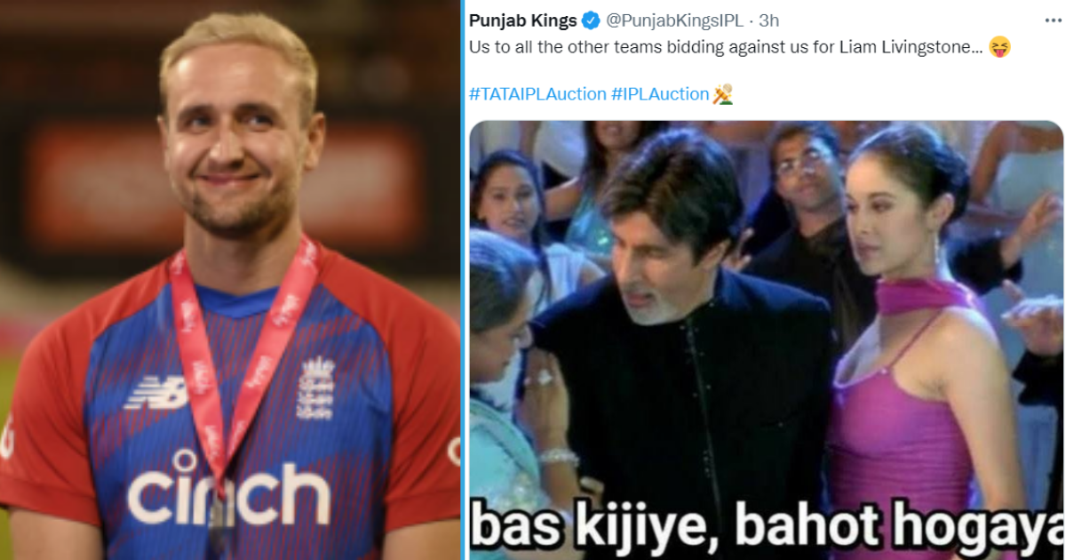 “Excellent Pick”- Twitter Reacts As Punjab Kings Sign Liam Livingstone For 11.5 Crore