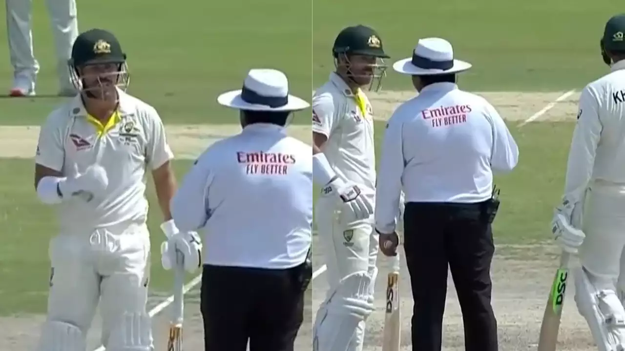 [Watch] David Warner Gets Into A Heated Argument With Umpires During Pakistan Test
