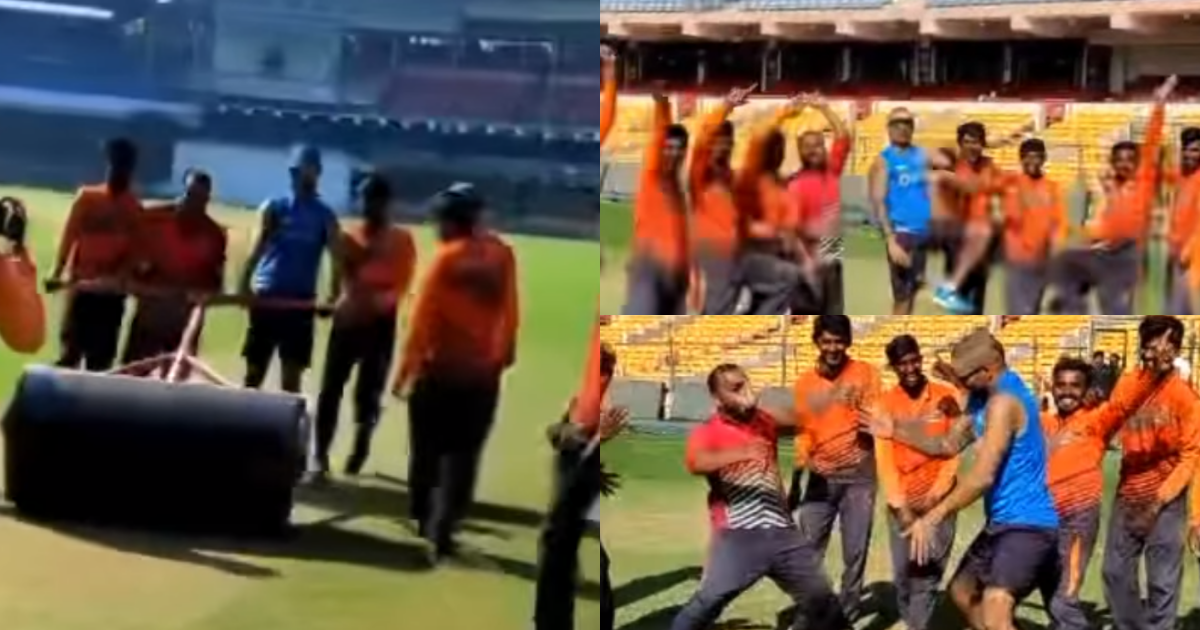 Watch – Shikhar Dhawan Again Wins Hearts Of Fans; Learns ‘Rolling The Cricket Pitch’ From Ground Staff