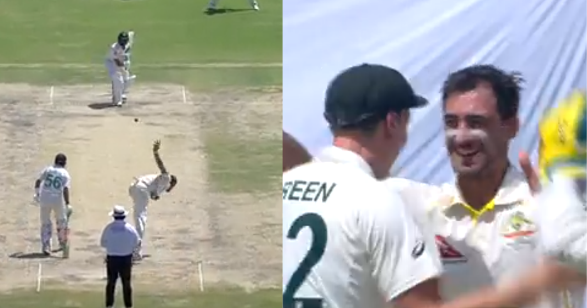 [Watch]- Mitchell Starc Surprises Fawad Alam With A Lethal Yorker