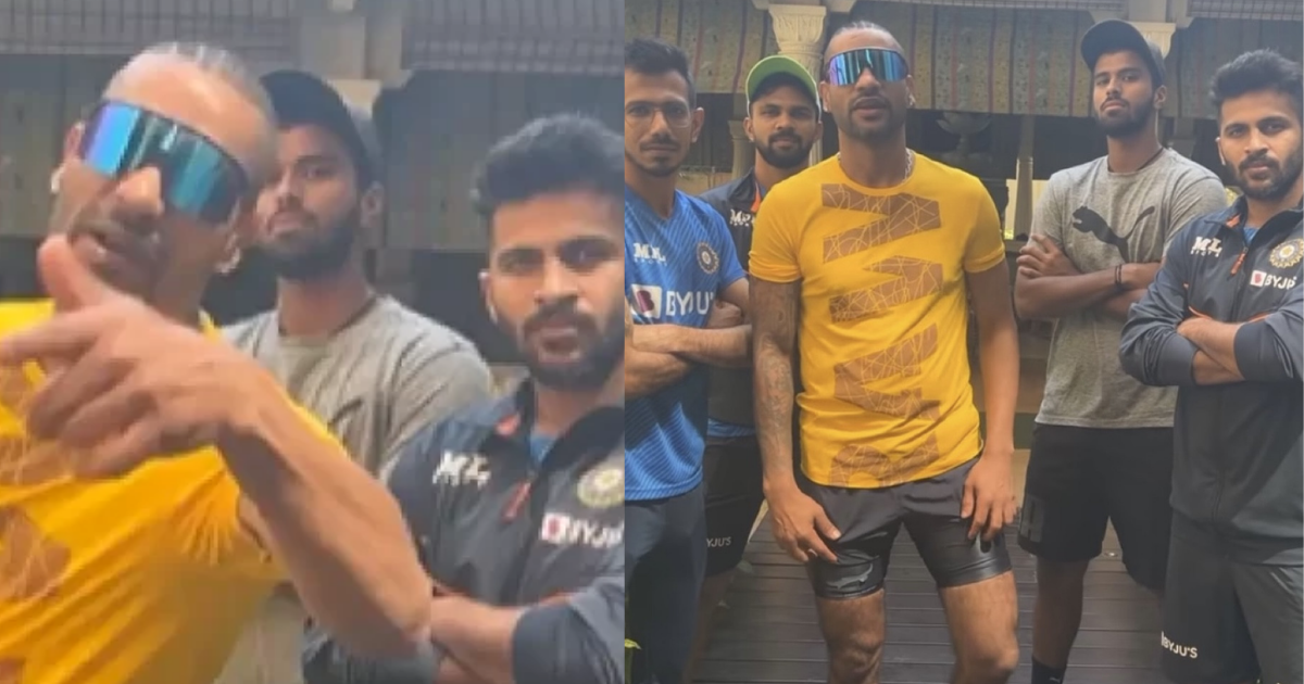 [Watch] Shikhar Dhawan shares hilarious reel with teammates; video goes viral