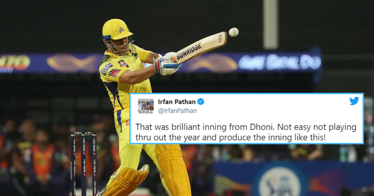 “Picture Abhi Baaki Hai”- Twitter Reacts As MS Dhoni Makes The First Fifty Of IPL 2022