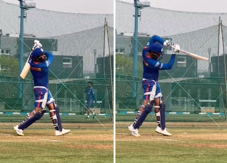 [Watch] Rohit Sharma Sweats It Out In Practice Session Ahead Of IPL 2022 Season