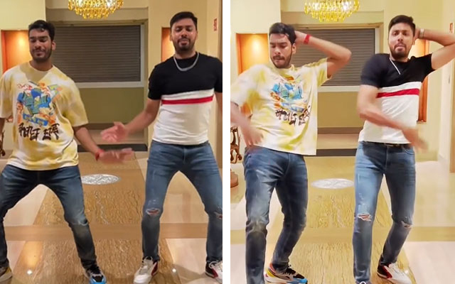 [Watch] Venkatesh Iyer And Avesh Khan Show Dance Moves, Take On The ‘Arabic Kuthu’ Challenge