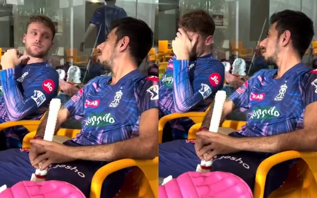 [Watch]. Jos Buttler Comes Up With A Hilarious Reaction To Yuzvendra Chahal’s Latest Antics