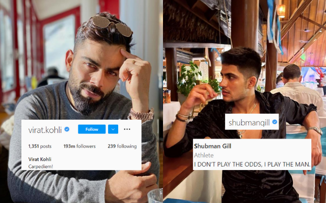 5 Indian Cricketers With The Coolest Instagram Bios