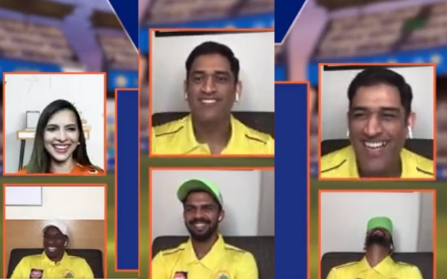 [Watch] “Dwayne Bravo’s Mind Doesn’t Work Half The Time”- MS Dhoni Shows His Hilarious Side In Viral Video