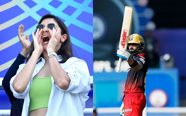 [Watch] Anushka Sharma Screams In Joy As Virat Kohli Scores His First Fifty Of IPL 2022