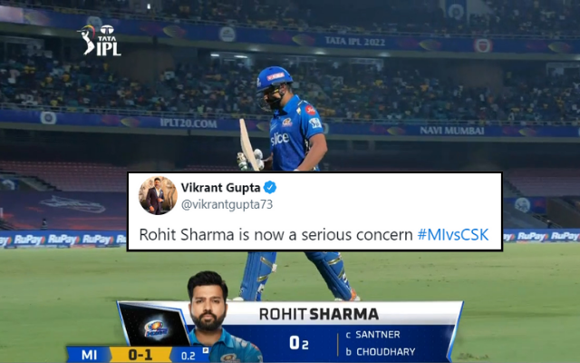 “Serious Concern”- Twitterati Troll Rohit Sharma For Poor Form In IPL 2022