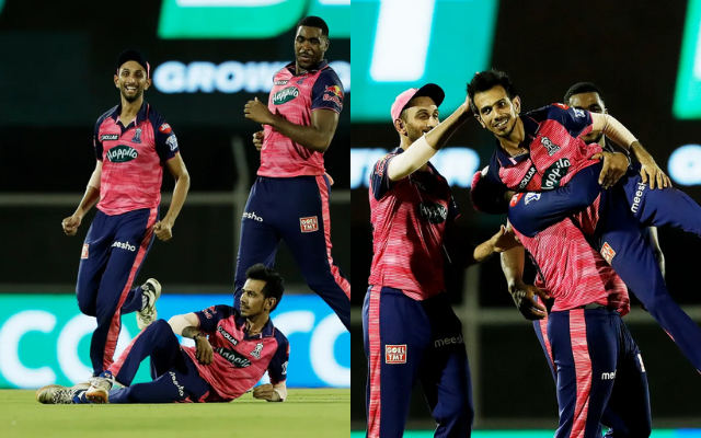 [Watch] RR’s Yuzvendra Chahal Celebrates His Hat-trick In Style vs KKR