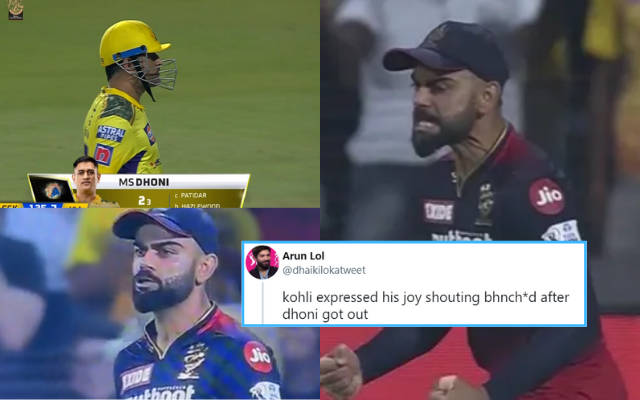 Fans Slam Virat Kohli For His Fiery Celebration After The Wicket Of MS Dhoni