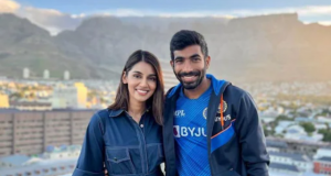 Jasprit Bumrah Sanjana Ganesan