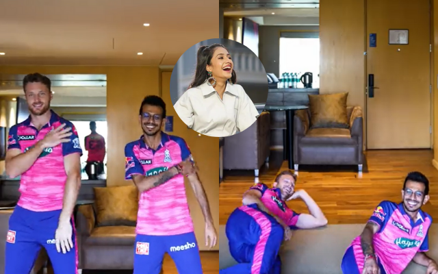 [Watch] Jos Buttler and Yuzvendra Chahal Get Dance Training From Dhanashree Verma
