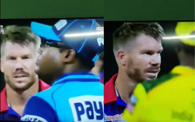 [Watch] David Warner Stares At The Umpire After A Close LBW Call