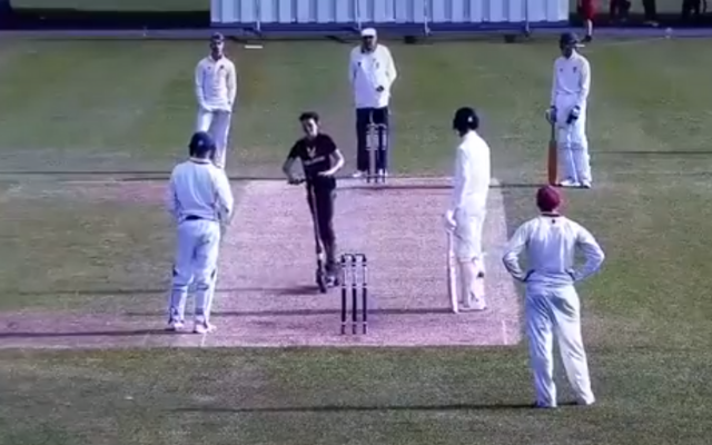 [Watch] Boy Rides His Scooter In The Middle Of The Cricket Pitch; Video Goes Viral