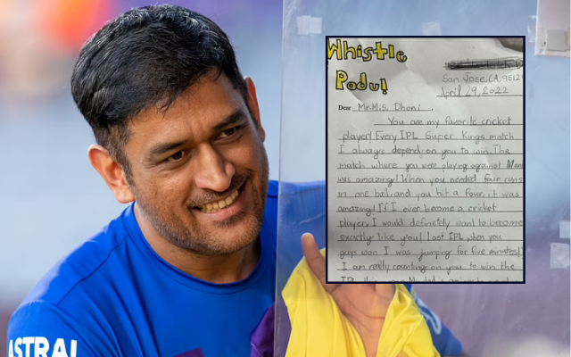  9-Year-Old ‘Friend’ From California Writes An Adorable Letter For MS Dhoni