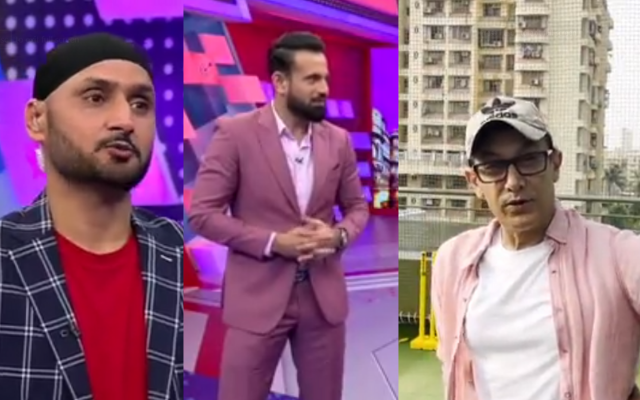 “Acting Suits You, Not Cricket”- Harbhajan Singh And Irfan Pathan Pull Leg Of Aamir Khan On Star Sports Show