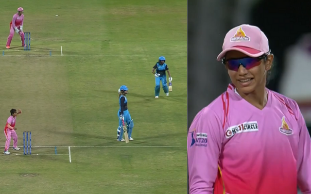 [Watch]- Supernovas Skipper Harmanpreet Kaur Gets Run-Out After A Mix-up In The Middle