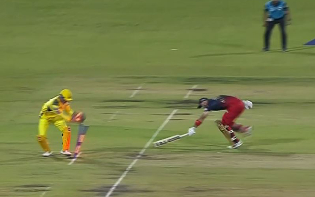 [Watch] A Mix-up And Dhoni-Uthappa’s Brilliant Field Work, Sends Glenn Maxwell Back In The Hut
