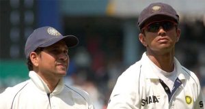 Sachin Tendulkar and Rahul Dravid